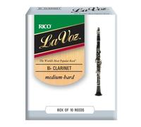 Confezione da 10 ance medio/dure La Voz per clarinetto soprano in SI bemolle - N