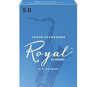 Confezione da 10 ance Rico Royal per sassofono tenore, durezza 5,0 - NUOVO