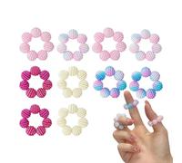 Confezione da 10 anelli Fidget, anelli per massaggio alle dita, giocattoli sensoriali per adolescenti e adulti, giocattoli antistress per l'ufficio in classe