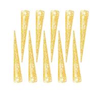 Confezione da 10 artigli in metallo per nocche da donna, per cosplay, danza, spettacolo, unghie, anelli, accessori per costume di Halloween, Metallo