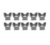 Confezione da 10 bocchini per immersioni subacquee, in silicone, ricambio con design antiscivolo, resistente all'abrasione, per attrezzatura subacquea, nero, bianco, grigio (A)
