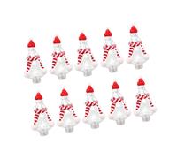 Confezione Da 10 Bottiglie di Succo Natalizie con Sciarpa E Cappello, Bottiglie