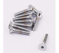Confezione da 10 bussole a testa piatta 1/4-20x1-1/4" UNC