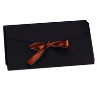 Confezione da 10 buste lunghe retrò per biglietti di auguri, 22 x 11 cm, buste per cartoline con nastro, per feste di nozze, compleanni, baby shower, festival, inviti, buste regalo fatte a mano per