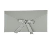 Confezione da 10 buste lunghe retrò per biglietti di auguri, 22 x 11 cm, buste per cartoline con nastro, per feste di nozze, compleanni, baby shower, festival, inviti, buste regalo fatte a mano per