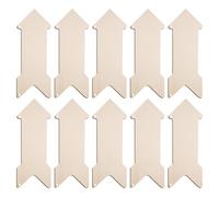 Confezione da 10 Cartelli in Legno A Forma di Freccia, Cartelli per La Casa, Decorazioni per La Casa, Prodotti in Legno Fai da Te, Etichette in Legno, Cartelli in Legno per Il Giardino, Regali