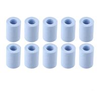 Confezione da 10 cartucce filtro dell'acqua per doccia, elementi sostituibili in cotone PP, per sistema di purificazione dell'acqua del rubinetto del bagno, multi stadio, 55 x 38 mm, blu