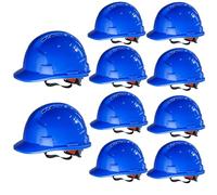 Confezione da 10 caschi rigidi da 4 pezzi, caschi di sicurezza regolabili a cricchetto, prese d'aria e cuscinetto per sopracciglia in cotone - Caschi di sicurezza per cantieri di lavoro e attività