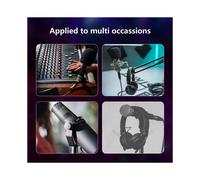 Confezione da 10 Cavi per Microfono XLR Maschio A Femmina XLR da 3 Piedi e 3 Pin XLR Bilanciati per Mixer Microfonico, Studio di Registrazione