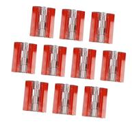 Confezione da 10 cerniere in acrilico trasparente con disegni adesivi invisibili per una semplice installazione su varie superfici, design semplice