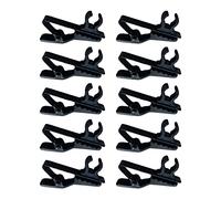 Confezione da 10 clip per microfono da bavero per Samson ?C, mini microfono portatile in metallo, per discorsi emozionanti, spettacoli teatrali e riunioni online