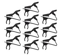 Confezione Da 10 Clip Per Microfono, Pratica Clip Per Mini Microfono, Clip In Metallo, Clip Per Colletto Nera, Clip Per Microfono Wireless