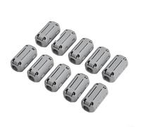 Confezione da 10 clip soppressori del rumore con nucleo in ferrite efficaci per USB, mouse e cavi audio (7 mm)