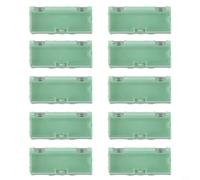 Confezione da 10 contenitori in plastica per componenti elettronici, viti, dadi e rondelle, 75 x 31,5 x 21,5 mm, impilabili