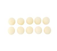 Confezione da 10 coperture antivento in schiuma beige per microfono per cuffie da gioco, diametro interno 2 mm, protezioni antivento per ridurre il rumore, per interni e