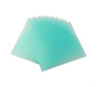 Confezione da 10 coperture protettive trasparenti per piastre in policarbonato per una maggiore protezione del casco (138 x 126 mm)
