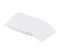 Confezione da 10 cuscinetti antiscivolo per tappeti, 4 x 6 cm, adesivi antiscivolo per pavimenti in legno duro per piastrelle laminato nero (bianco)