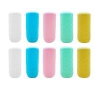 Confezione Da 10 Custodie In Silicone A Prova Di Perdite, Custodie Elastiche In Silicone, Protezione Per Tappi Di Bottiglia Per Articoli Da Toeletta, Accessori Da Viaggio