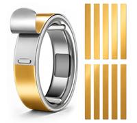 Confezione da 10 custodie protettive ultra sottili per Oura Ring Gen 4/Gen 3, antigraffio, accessori per anelli intelligenti Oura Ring Jacket (oro, misura 10)