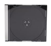Confezione da 10 custodie sottili per CD da 5,2 mm con vassoio nero - Custodie per CD/DVD/Blu-ray per disco singolo - Custodie di ricambio sottili per media e musica - Dragon Trading