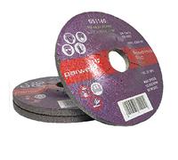 Confezione da 10 dischi per smerigliatrice Parweld 115 mm per acciaio (115 x 6 x 22,2 mm) 4,5 pollici