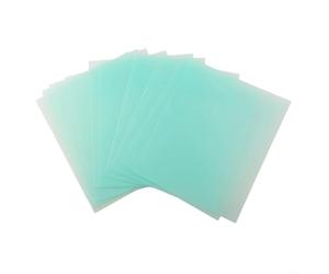 Confezione da 10 dischi protettivi per saldatura, in policarbonato | Materiale PC resistente al calore, protezione dagli sguardi indiscreti, contro le scintille, dimensioni 110 x 90 mm