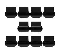 Confezione da 10 eleganti maniglie ovali per la pulizia del bagno e per risparmiare spazio pubblico