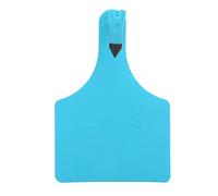 Confezione da 10 etichette auricolari vuote extra large per bestiame |Targhette identificative a prova di morso in materiale TPU |Marchi auricolari riutilizzabili per (Blue)