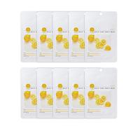 [Confezione da 10] EUNYUL Daily Care maschera viso in tessuto vitamina 22ml x 10 Pezzi Cura della pelle coreana Ingredienti idratanti e nutrienti e naturali per tutti i tipi di pelle