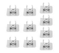 Confezione da 10 fascette stringitubo in PVC, clip per cablaggio elettrico, per lavori di ristrutturazione domestica e progetti multiurpose