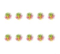 Confezione da 10 fermagli per capelli pasquali per bambini, glitterati, con motivo a uova e pulcini, accessori per feste primaverili, multicolore, leggeri, in PET, presa sicura, dimensioni assortite