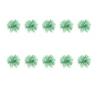 Confezione da 10 fermagli per capelli pasquali per bambini, glitterati, con motivo a uova e pulcini, accessori per feste primaverili, multicolore, leggeri, in PET, presa sicura, dimensioni assortite