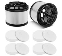 Confezione da 10 filtri di ricambio per aspirapolvere senza fili Levoit LVAC-200, colore bianco, per aspirapolvere senza fili Levoit LVAC-200, modello LSV-V201-WUS