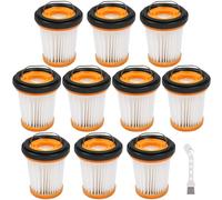 Confezione da 10 filtri per aspirapolvere WV201BK di ricambio per aspirapolvere portatile Shark Wandvac ION W1 S87 senza fili WV200, WV201, WV205, WV220, confezione da 10 filtri per aspirapolvere,