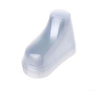 Confezione da 10 forme trasparenti in PVC per esposizioni dei piedi del bambino, supporti in plastica per scarpine da 8 a 12 cm, oggetti di scena per vetrine (10 pezzi da 10,5 cm)