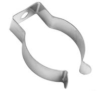 Confezione da 10 ganci a molla a base stretta in acciaio al manganese, morsetti aperti per garage, capannoni, armadietti, scope, spazzole e rastrelli (28 mm)