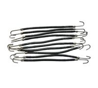 Confezione da 10 ganci elastici per capelli, per coda di cavallo, colorati, comodi ganci per ricci