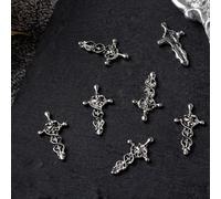 Confezione da 10 gioielli alla moda per nail art