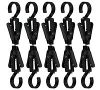 Confezione da 10 grandi ganci per luci festive, per camper, rimorchi, feste, camper, tende da sole, luci per luci per feste, decorazione per tende, tende, foto, decorazione per interni ed esterni