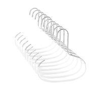 Confezione Da 10 Grucce In Acciaio Con Ganci, Organizzatore Armadio Compatto Per Cappelli, Sciarpe, Cinture, Cravatte & Reggiseni, Soluzione Stoccaggio Resistente (15x14cm)