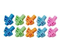 Confezione da 10 Impugnature Matite per Bambini, Acrylic Holder Pen Matite da Impugnare in Silicone, Impugnatura Penna Perfetti per la Scrittura a Mano per Bambini e Adulti