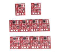 Confezione da 10 interruttori tattili capacitivi TTP223 autobloccante sensore tattile 2,5 V-5,5 V per progetti fai da te Interruttore capacitivo TTP223 penetra per legno vetro fino a 3 cm LED dimmer