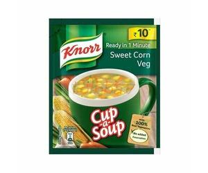 Confezione da 10 Knorr Cup A Soup Instant Sweet Corn Soup 9,5 g ciascuna