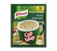 Confezione Da 10 Knorr Cup A Soup Mix Istantaneo Vegetale 9.5g Cad. Nuovo