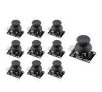 Confezione da 10 Ky-023 Dual Game Joystick Modulo Controller Analogico Sensore Compatibile Con Per Arduino Per Raspberry Pi Microcontroller Fai da te Elettronica