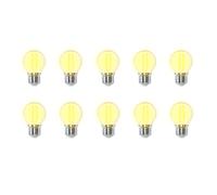 Confezione da 10 Lampadine Led per catena di luci E27 G45 4W Bianco caldo 2700K Aigostar