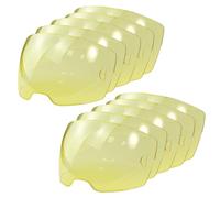 Confezione da 10 lenti frontali color ambra, compatibili con casco ESAB Sentinel A50, lenti visibili da 10 x 2,36 cm, 0700000803