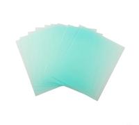 Confezione da 10 lenti protettive trasparenti per saldatura per casco, maschera oscurante, ignifuga, a prova di caduta, copertura verde da 110 x 90 mm a 138 x 126 mm (120 x 95 mm)