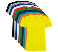 Confezione da 10 magliette a maniche corte da uomo, 100% cotone, Beagle, bianco, XL