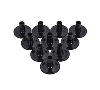 Confezione da 10 manicotti in plastica per piatti a tamburo con base a flangia, di ricambio, per set di supporti, proteggono dall'attrito e permettono di oscillare